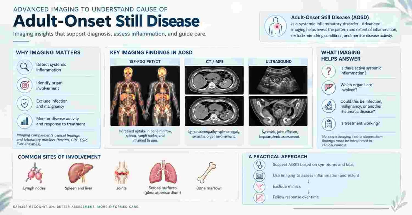 Advanced Imaging To Understand Cause Of Adult-Onset Still Disease