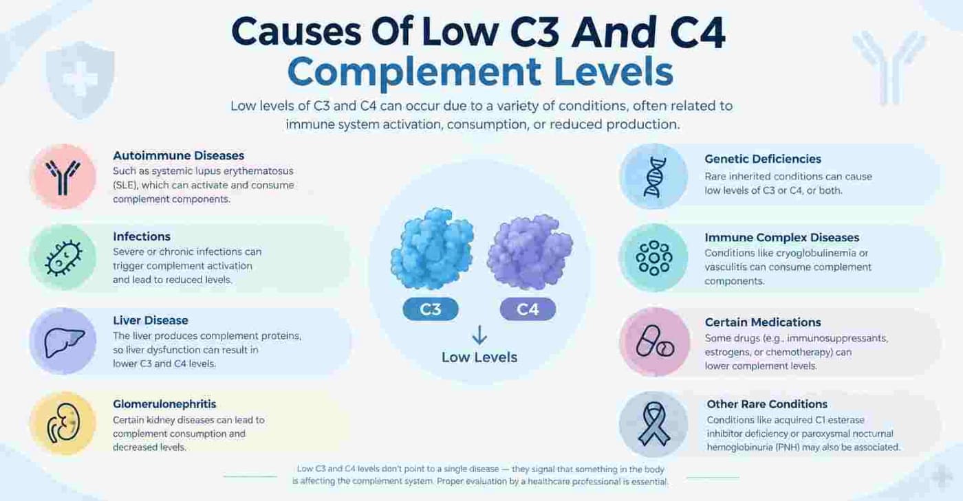 Causes Of Low C3 And C4 Complement Levels
