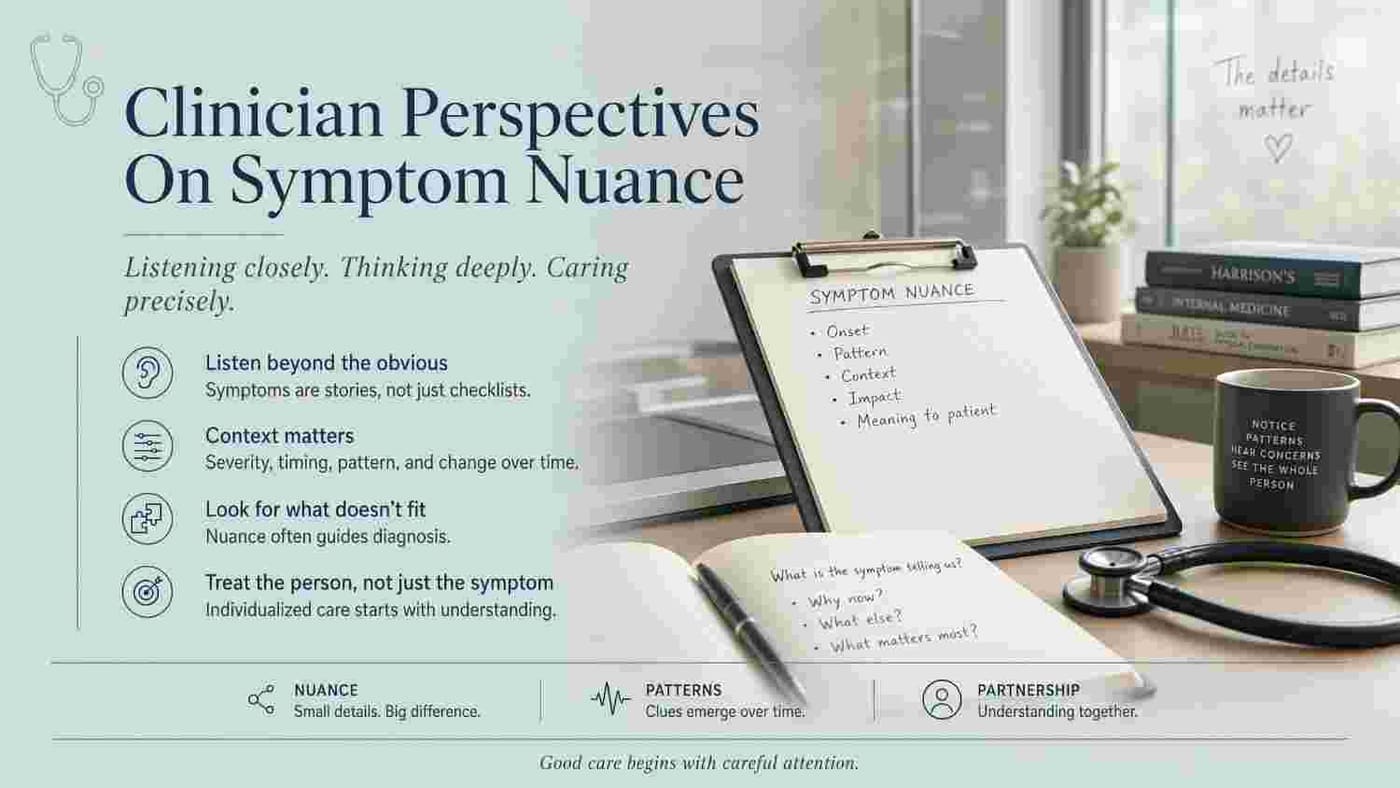 Clinician Perspectives On Symptom Nuance
