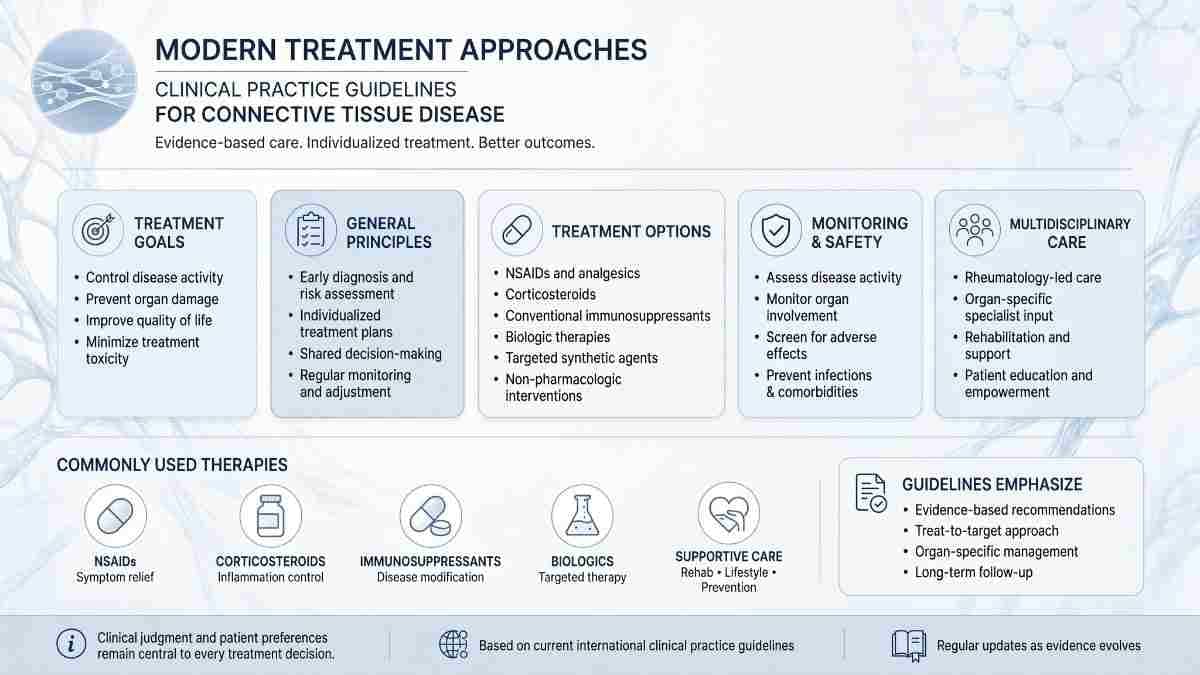 Modern Treatment Approaches,Clinical Practice Guidelines For Connective Tissue Disease