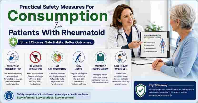 Practical Safety Measures For Consumption In Patients With Rheumatoid