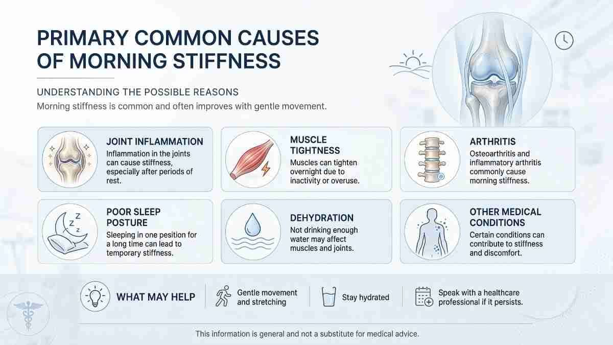 Primary Common Causes Of Morning Stiffness
