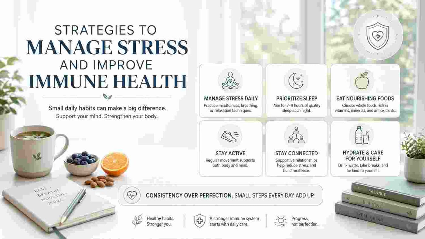 Strategies To Manage Stress And Improve Immune Health
