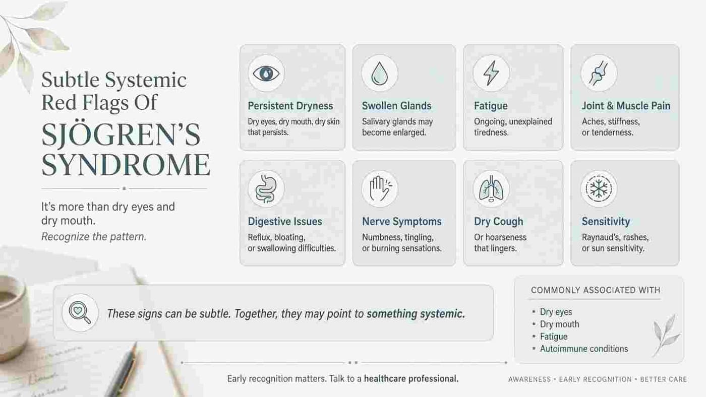 Subtle Systemic Red Flags Of Sjogren's Syndrome
